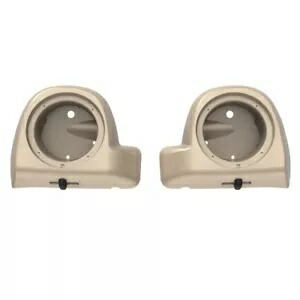サンドカモデニム 6.5 インチ スピーカーポッド 下部フェアリング 2014 年以降のハーレーツーリングに適合 Sand Camo Denim 6.5'' Speaker Pods Lower Fairings Fits 2014+ Harley Touring 【並行輸入品】