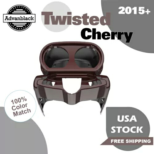 Advanblack ツイスト チェリー ゲージ クラスター カバー 15up ハーレー ロード グライド用 Advanblack Twisted Cherry Gauge Cluster Cover For 15up Harley Road Glide 【並行輸入品】｜カスタムパーツ WORLD倉庫