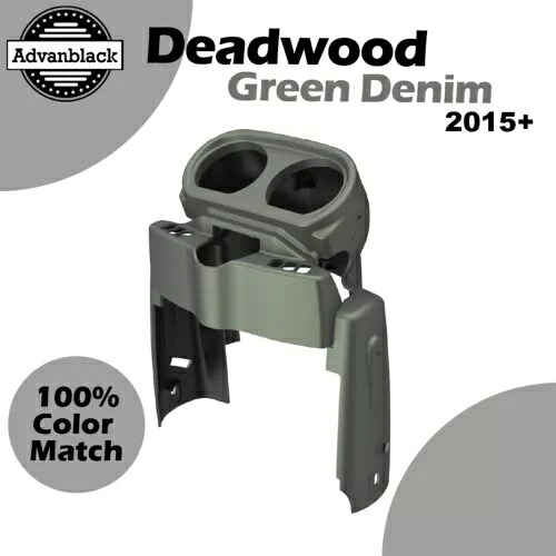 ハーレーロードグライド FLTRX デッドウッドグリーンデニムゲージクラスターカバー Advanblack に適合 Fits Harley Road Glide FLTRX DEADWOOD GREEN DENIM Gauge Cluster Cover Advanblack 【並行輸入品】｜カスタムパーツ WORLD倉庫