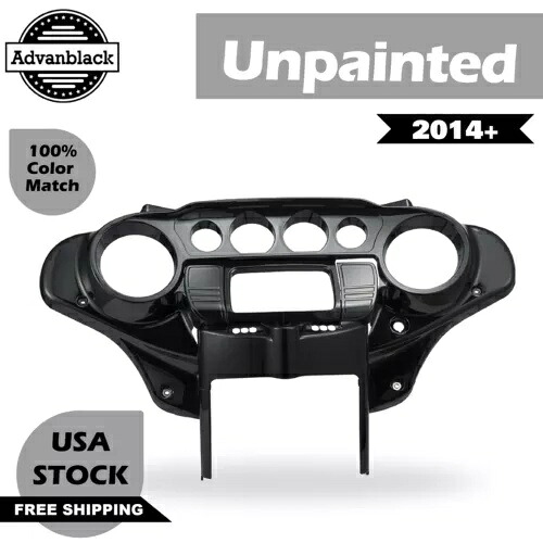 未塗装バットウィング インナー スピードメーター カウル フェアリング 2014+ ハーレー ストリート グライド用 Unpainted Batwing Inner Speedometer Cowl Fairings For 2014+ Harley Street Glide 【並行輸入品】｜カスタムパーツ WORLD倉庫