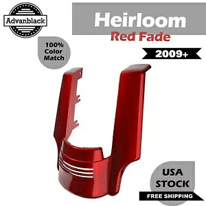 Advanblack 家宝レッドフェードリアフェンダーエクステンションハーレーストリートロードグライド用 Advanblack Heirloom Red Fade Rear Fender Extension For Harley Street Road Glide 【並行輸入品】