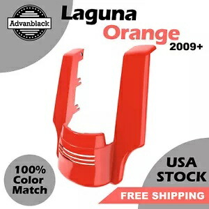 Advanblack ラグナ オレンジ ストレッチ リアフェンダー エクステンション 09+ ハーレー ツーリング用 Advanblack Laguna Orange Stretched Rear Fender Extension For 09+ Harley Touring 【並行輸入品】