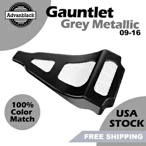 Advanblack ガントレット グレー メタリック ABS チン スポイラー 空冷ハーレー 09-16 に適合 Advanblack Gauntlet Gray Metallic ABS Chin Spoiler Fits Air-Cooled Harley 09-16 【並行輸入品】｜カスタムパーツ WORLD倉庫