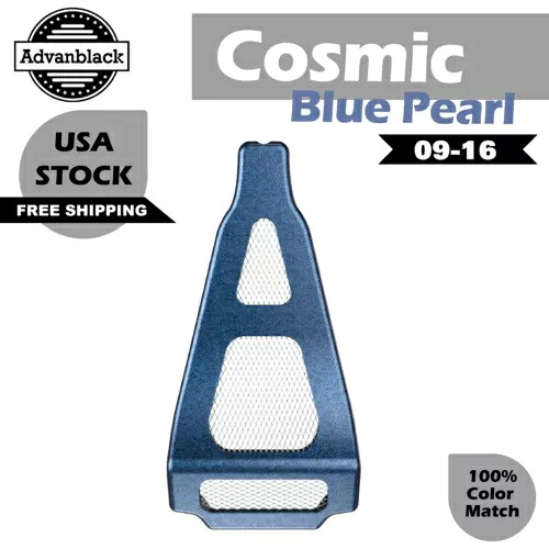 Advanblack 09-16 空冷ハーレーツーリング用コスミックブルーパールチンスポイラー Cosmic Blue Pearl Chin Spoiler For 09-16 Air-Cooled Harley Touring by Advanblack 【並行輸入品】