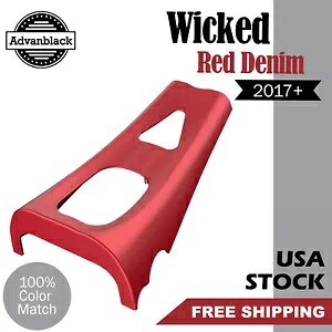 Advanblack ウィキッドレッドデニム (マット) ABS チンスポイラー ハーレーツーリング 17+ M8 用 Advanblack Wicked Red Denim (Matte) ABS Chin Spoiler For Harley Touring 17+ M8 【並行輸入品】