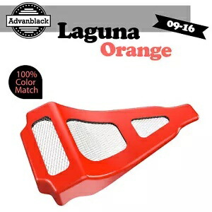 空冷ハーレーツーリング 09-16 ラグナオレンジ Advanblack チンスポイラーに適合。 Fits Air-Cooled Harley Touring 09-16 LAGUNA ORANGE Advanblack Chin Spoiler 【並行輸入品】｜カスタムパーツ WORLD倉庫