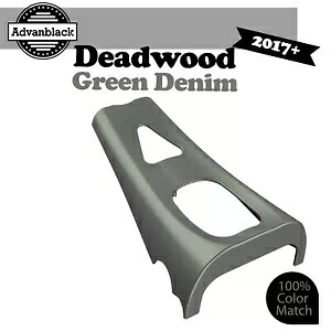 デッドウッド グリーン デニム ABS チン スポイラー M8 ハーレーダビッドソン ツーリング 2017+ に適合 Deadwood Green Denim ABS Chin Spoiler Fits M8 Harley Davidson Touring 2017+ 【並行輸入品】