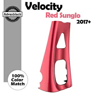 Velocity レッド Sunglo ABS チンスポイラー M8 ハーレーダビッドソン ツーリング 2017+ に適合 Velocity Red Sunglo ABS Chin Spoiler Fits M8 Harley Davidson Touring 2017+ 【並行輸入品】 75,625円
