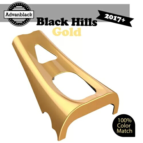 Black Hills ゴールド ABS チンスポイラー M8 ハーレーダビッドソン ツーリング 2017+ に適合 Black Hills Gold ABS Chin Spoiler Fits M8 Harley Davidson Touring 2017+ 【並行輸入品】