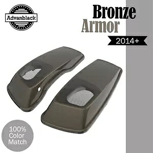 6x9インチ サドルバッグ スピーカー蓋 オーディオカバー ハーレーツーリング 2014+ ブロンズアーマーに適合 6x9" Saddlebag Speaker Lids Audio Cover Fits Harley Touring 2014+ BRONZE ARMOR 【並行輸入品】｜カスタムパーツ WORLD倉庫