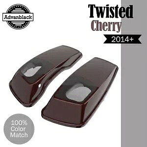 6x9インチ サドルバッグ スピーカー蓋 オーディオカバー ハーレーツーリング 2014+ TWISTED CHERRYに適合 6x9" Saddlebag Speaker Lids Audio Cover Fits Harley Touring 2014+ TWISTED CHERRY 【並行輸入品】｜カスタムパーツ WORLD倉庫