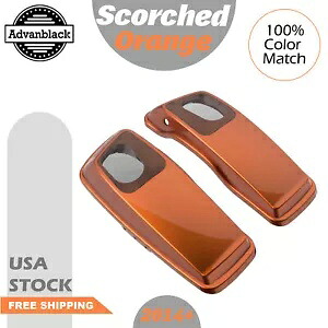 Advanblack スコーチオレンジ サドルバッグ スピーカー蓋 6x9 2014+ ハーレーダビッドソン用 Advanblack Scorched Orange Saddlebag Speaker Lids 6x9 For 2014+ Harley Davidson 【並行輸入品】｜カスタムパーツ WORLD倉庫