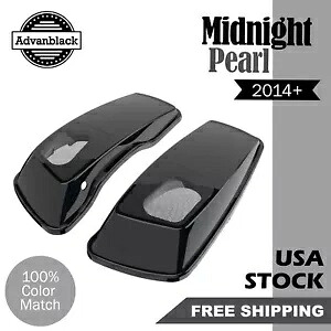 Advanblack ミッドナイト パール 6x9 インチ サドルバッグ スピーカー蓋 オーディオ カバー ハーレーに適合 Advanblack Midnight Pearl 6x9" Saddlebag Speaker Lids Audio Cover Fits Harley 【並行輸入品】|カスタムパーツ WORLD倉庫