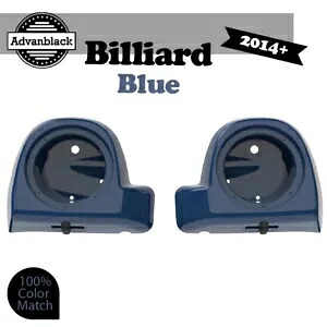 ビリヤードブルー 6.5インチ スピーカーポッド 下部フェアリング 14+ ハーレー FLHR FLHXS FLTRX に適合 Billiard Blue 6.5'' Speaker Pods Lower Fairings Fits 14+ Harley FLHR FLHXS FLTRX 【並行輸入品】|カスタムパーツ WORLD倉庫