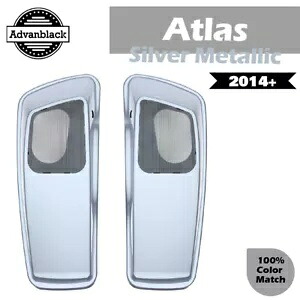 アトラス シルバー メタリック サドルバッグ 6x9 スピーカー蓋 ハーレー ストリート ロード Eglide 用 Atlas Silver Metallic Saddlebag 6x9 Speaker Lid For Harley Street Road EGlide 【並行輸入品】|カスタムパーツ WORLD倉庫
