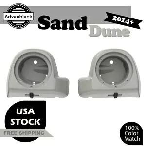 Sand Dune 6.5 インチ スピーカーポッド 下部フェアリング 2014 年以降のハーレー FLHR FLHXS FLTRX に適合 Sand Dune 6.5'' Speaker Pods Lower Fairings Fits 2014+ Harley FLHR FLHXS FLTRX 【並行輸入品】｜カスタムパーツ WORLD倉庫