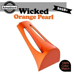 ウィキッド オレンジ パール チン スポイラー 2018+ M8 ハーレー ローワー ライダー ストリート ボブに適合 WICKED ORANGE PEARL Chin Spoiler Fits 2018+ M8 Harley Lower Rider Street Bob 【並行輸入品】|カスタムパーツ WORLD倉庫