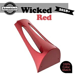 WICKED RED ABS プラスチックチンスポイラー M8 ハーレー ローワー ライダー ストリート ボブに適合 WICKED RED ABS Plastic Chin Spoiler Fits M8 Harley Lower Rider Street Bob 【並行輸入品】|カスタムパーツ WORLD倉庫