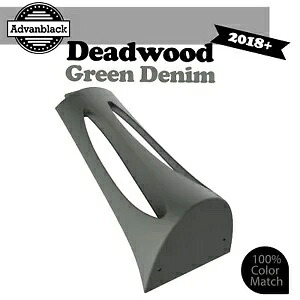 DEADWOOD GREEN DENIM チンスポイラー 2018+ M8 Harley Lower Rider Street Bob に適合 DEADWOOD GREEN DENIM Chin Spoiler Fits 2018+ M8 Harley Lower Rider Street Bob 【並行輸入品】|カスタムパーツ WORLD倉庫