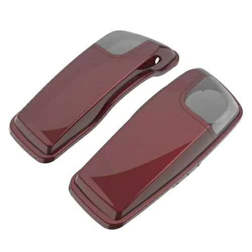 ミステリアスレッド Sunglo 5x7 インチサドルバッグスピーカー蓋オーディオカバーハーレー 14+ に適合 Mysterious Red Sunglo 5x7 inch Saddlebag Speaker Lid Audio Cover Fits Harley 14+ 【並行輸入品】｜カスタムパーツ WORLD倉庫
