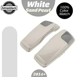 ホワイトサンドパール 5x7 インチサドルバッグスピーカー蓋オーディオカバー 2014 年以降のハーレーに適合 White Sand Pearl 5x7 inch Saddlebag Speaker Lids Audio Cover Fits 2014+ Harley 【並行輸入品】|カスタムパーツ WORLD倉庫