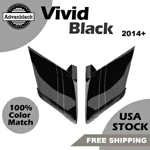 Advan ビビッド ブラック CVO ストレッチ拡張サイドカバー ピンストライプ 2014+ ハーレー用 Advan Vivid Black CVO Stretched Extended Side Cover Pinstripe For 2014+ Harley 【並行輸入品】