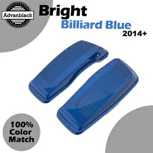 ハーレーツーリング FLHR FLHXS FLTRX デュアル 6x9 スピーカー蓋 ブライトビリヤードブルー用 For Harley Touring FLHR FLHXS FLTRX Dual 6x9 Speaker Lids BRIGHT BILLIARD BLUE 【並行輸入品】