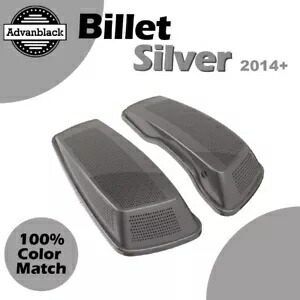 ハーレーツーリング FLHR FLHXS FLTRX 2014+ デュアル 6x9 スピーカー蓋 ビレットシルバー用 For Harley Touring FLHR FLHXS FLTRX 2014+ Dual 6x9 Speaker Lids BILLET SILVER 【並行輸入品】｜カスタムパーツ WORLD倉庫