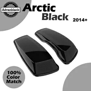 ハーレーツーリング FLHR FLHXS FLTRX 2014+ デュアル 6x9 スピーカー蓋 ARCTIC BLACK For Harley Touring FLHR FLHXS FLTRX 2014+ Dual 6x9 Speaker Lids ARCTIC BLACK 【並行輸入品】