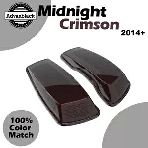 ハーレーツーリング FLHR FLHXS FLTRX 2014+ デュアル 6x9 スピーカー蓋 MIDNIGHT CRIMSON 用 For Harley Touring FLHR FLHXS FLTRX 2014+ Dual 6x9 Speaker Lids MIDNIGHT CRIMSON 【並行輸入品】｜カスタムパーツ WORLD倉庫