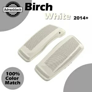 ハーレーツーリング FLHR FLHXS FLTRX 2014+ デュアル 6x9 スピーカー蓋 バーチホワイト For Harley Touring FLHR FLHXS FLTRX 2014+ Dual 6x9 Speaker Lids BIRCH WHITE 【並行輸入品】