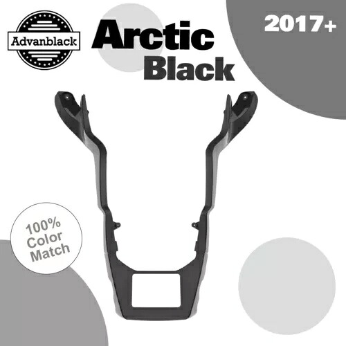 Advanblack アークティック ブラック フェアリング スポイラー キット 2017 年以降のハーレー ロード グライドに適合 Advanblack Arctic Black Fairing Spoiler Kit Fits for 2017+ Harley Road Glide 【並行輸入品】