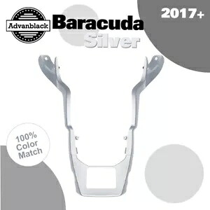 Advanblack バラクーダ シルバー フェアリング スポイラー キット 2017 年以降のハーレー ロード グライドに適合 Advanblack Barracuda Silver Fairing Spoiler Kit Fits for 2017+ Harley Road Glide 【並行輸入品】