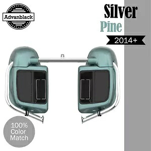 Advanblack シルバーパイン 下部ベント付きフェアリング 2014 年以降のハーレーダビッドソン ツーリングに適合 Advanblack SILVER PINE Lower Vented Fairing Fits 2014+ Harley Davidson Touring 【並行輸入品】