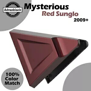 ミステリアス レッド サングロ ホールショット FXR スタイル サイド カバー 09+ ハーレー ツーリング用 Mysterious Red Sunglo Holeshot FXR Style Side Covers For 09+ Harley Touring 【並行輸入品】