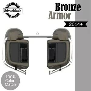 Advanblack ブロンズ アーマー 下部ベント付きフェアリング 2014 年以降のハーレーダビッドソン ツーリングに適合 Advanblack BRONZE ARMOR Lower Vented Fairing Fits 2014+ Harley Davidson Touring 【並行輸入品】 87,725円