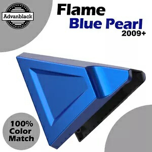 フレームブルー パール ホールショット FXR スタイル サイドカバー 09+ ハーレーダビッドソン ツーリング用 Flame Blue Pearl Holeshot FXR Style Side Covers For 09+ Harley Davidson Touring 【並行輸入品】