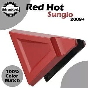Red Hot Sunglo ホールショット FXR スタイル サイドカバー 09+ ハーレーダビッドソン ツーリング用 Red Hot Sunglo Holeshot FXR Style Side Covers For 09+ Harley Davidson Touring 【並行輸入品】