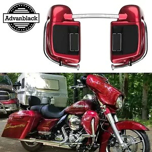 Velocity レッド Sunglo 下部ベント付きフェアリングは 2014 年以降のハーレー ロード ストリート グライドに適合 Velocity Red Sunglo Lower Vented Fairings Fits 2014+ Harley Road Street Glide 【並行輸入品】