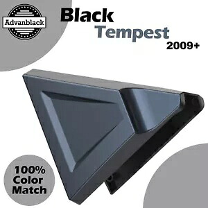 ブラック テンペスト ホールショット FXR スタイル サイドカバー 09+ ハーレーダビッドソン ツーリング用 Black Tempest Holeshot FXR Style Side Covers For 09+ Harley Davidson Touring 【並行輸入品】
