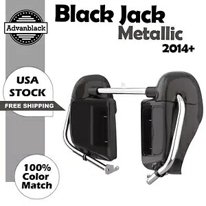 ハーレーストリートロードエレクトラグライド用ブラックジャックメタリック下部ベントフェアリング Black Jack Metallic Lower Vented Fairing For Harley Street Road Electra Glide 【並行輸入品】｜カスタムパーツ WORLD倉庫 87,725円