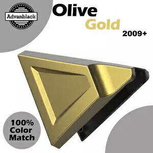 オリーブゴールド ホールショット FXR スタイル サイドカバー 09+ ハーレーダビッドソン ツーリング用 Olive Gold Holeshot FXR Style Side Covers For 09+ Harley Davidson Touring 【並行輸入品】