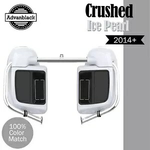 Advanblack クラッシュアイスパールハーレーストリートロードグライド用下部ベントフェアリング Advanblack Crushed Ice Pearl Lower Vented Fairing For Harley Street Road Glide 【並行輸入品】