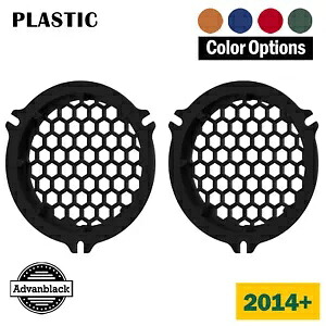Advanblack x XBS HEX スピーカーグリル 電動ストリートグライドインナーフェアリング 14+ Advanblack x XBS HEX Speaker Grills For Electric Street Glide Inner Fairing 14+ 【並行輸入品】