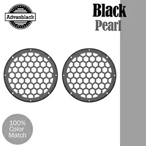 Advanblack x XBS ブラックパール HEX 6.5 インチ スピーカーグリル ハーレーロアフェアリング用 Advanblack x XBS Black Pearl HEX 6.5'' Speaker Grill For Harley Lower Fairing 【並行輸入品】 48,180円