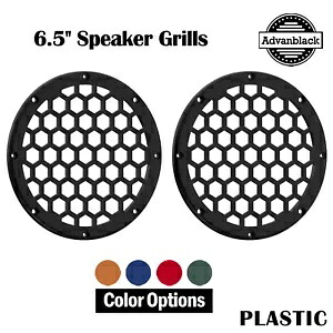 Advanblack x XBS カラーマッチ HEX 6.5 インチ スピーカー グリル ハーレー 下部フェアリング用 Advanblack x XBS Color Matched HEX 6.5'' Speaker Grill For Harley Lower Fairing 【並行輸入品】