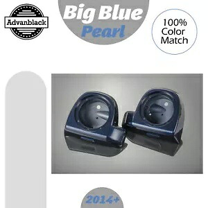 Advanblack ハーレー 83-13 用ビッグブルーパール 6.5 インチスピーカーポッド下部フェアリング Big Blue Pearl 6.5\