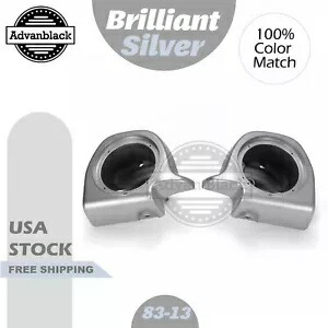 ブリリアントスライバー 下部ベント付きフェアリングスピーカーポッド ハーレーツーリング 1983-2013 に適合 Brilliant Sliver Lower Vented Fairing Speaker Pods Fits Harley Touring 1983-2013 【並行輸入品】 49,500円