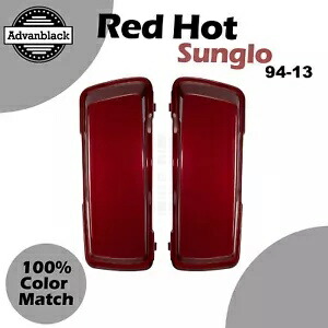 レッドホットサングロ スタンダードストレッチサドルバッグ蓋 1994-2013 ハーレーツーリングに適合 Red Hot Sunglo Standard Stretch Saddlebag Lid Fits 1994-2013 Harley Touring 【並行輸入品】