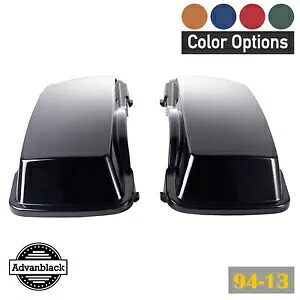Advanblack カラーマッチした標準ストレッチサドルバッグ蓋 ハーレー 94-13 に適合 Advanblack Color Matched Standard Stretched Saddlebag Lid Fits Harley 94-13 【並行輸入品】